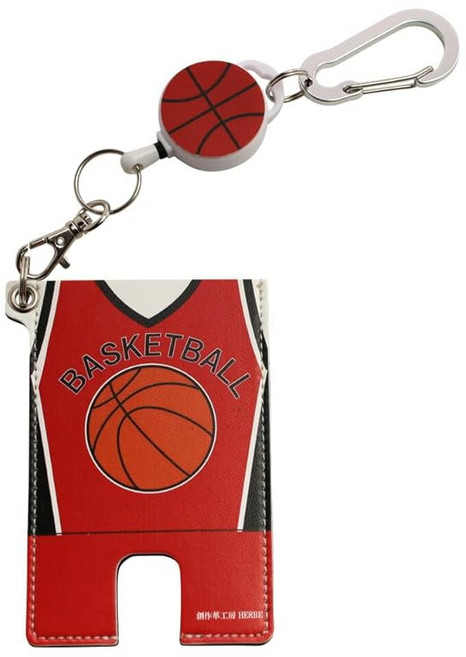 HERBE 릴 부착 방범패스케이스 란도셀 PU패스케이스 IC카드케이스 통학 정기권 농구