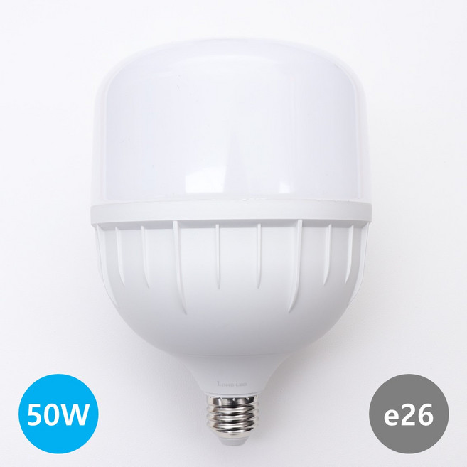 LONG e26 고용량 전구 50W, 주광색, 7개