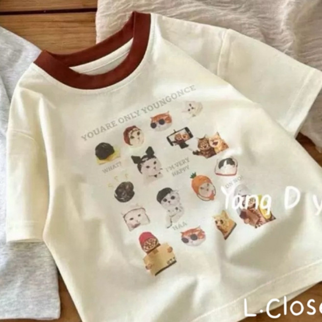 LC.kids 可愛印花夏日Tee