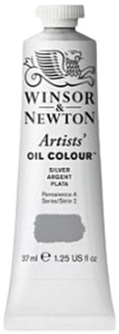 윈저앤뉴튼 아티스트유화물감 37ml 낱색, 617번 실버