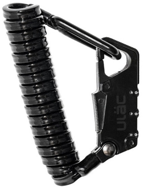 ULAC 유락 VALKYRIE 카라비너 케이블락 콤보 열쇠 (K9) 자전거 악세서리, Absolute White, 1개