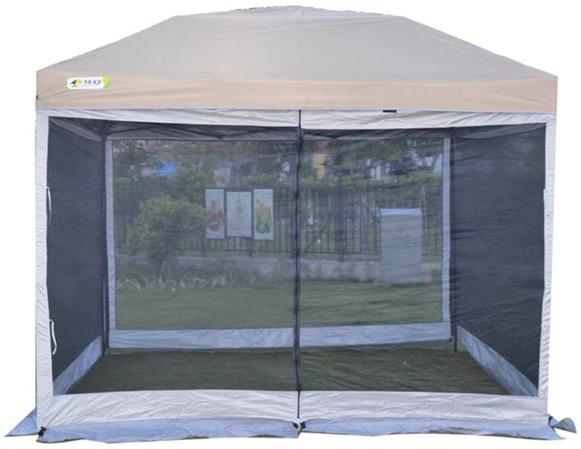 Chill Outdoor 客廳帳四面紗門, 客廳帳四面紗門(附收納包)不包含客廳帳, 沙色