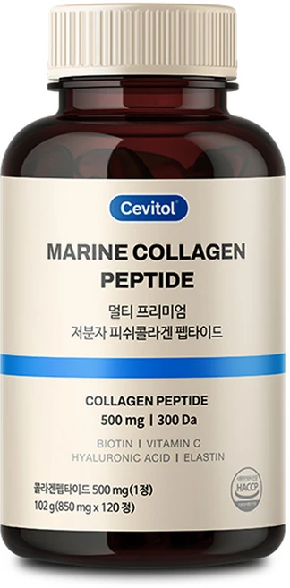 세비톨 멀티 프리미엄 저분자 피쉬콜라겐 펩타이드, 120정, 2개 - 쿠팡