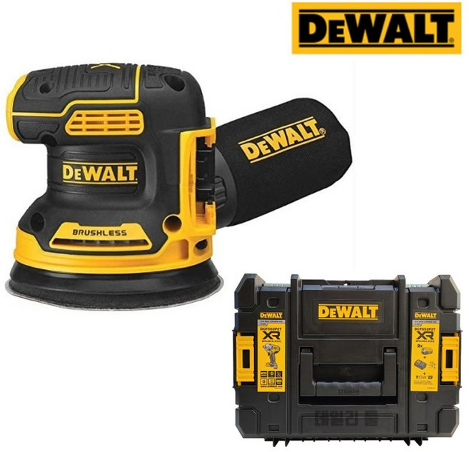 디월트 5인치 충전원형샌더 베어툴 DCW210N (몸체+케이스), 1세트