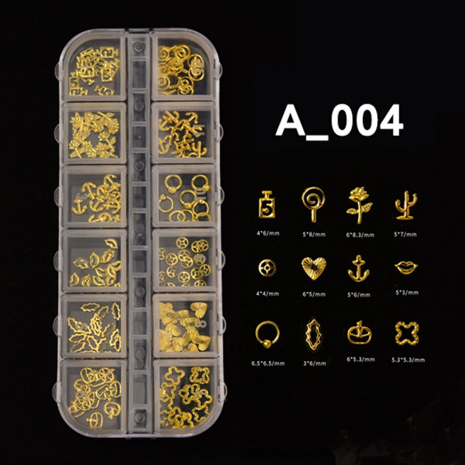 치프몰 스톤 네일 파츠 세트 81종, 1개, A_004