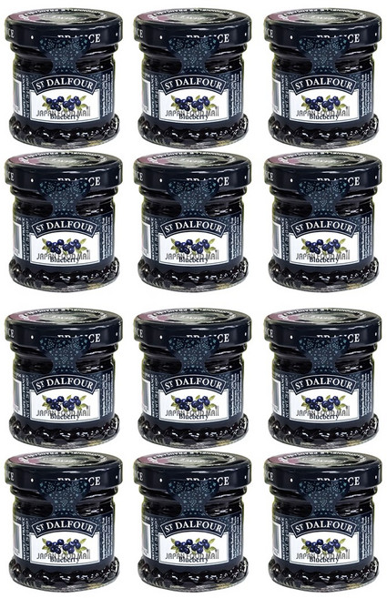 샹달프 블루베리잼 미니, 28g, 12개