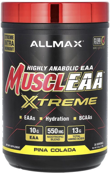 ALLMAX 肌肉EAA極限鳳梨可樂達, 1個, 532g