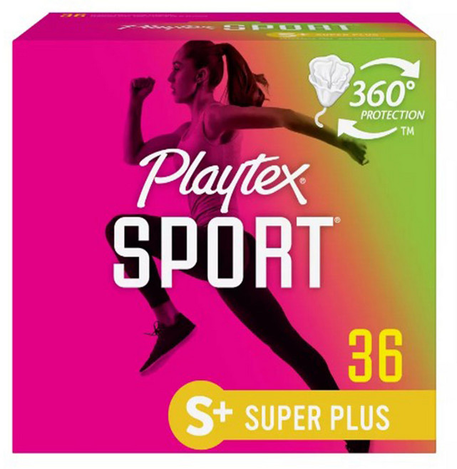 PLAYTEX 스포츠 슈퍼플러스 36 탐폰, 1개