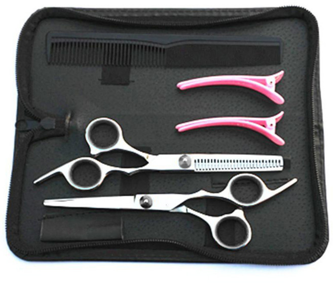 보나리빙 전문가용 미용가위 헤어 커트 앞머리 숱가위 미용 가위 세트, 1세트, 단일