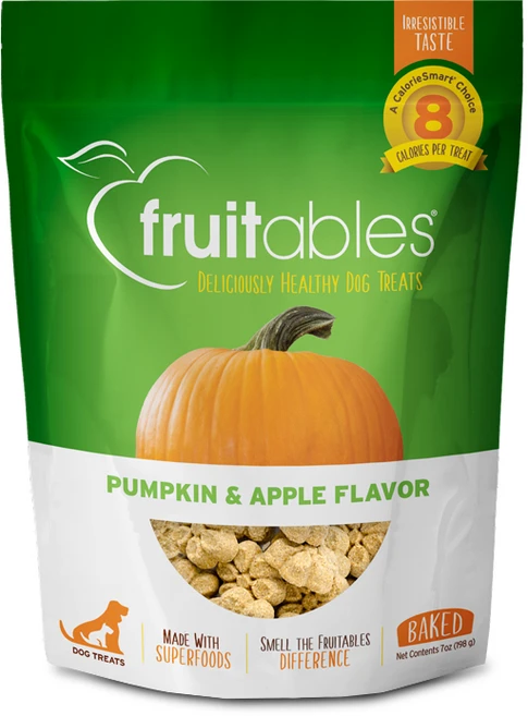 프루터블 호박 크런치 4종 강아지 쿠키 간식, 호박+사과, 198g, 1개 - 쿠팡