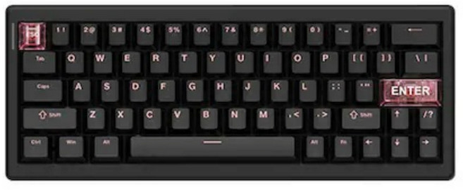 COX CMK63R PBT 8K 래피드 트리거 무소음 자석축 미니텐키리스, 제조사축