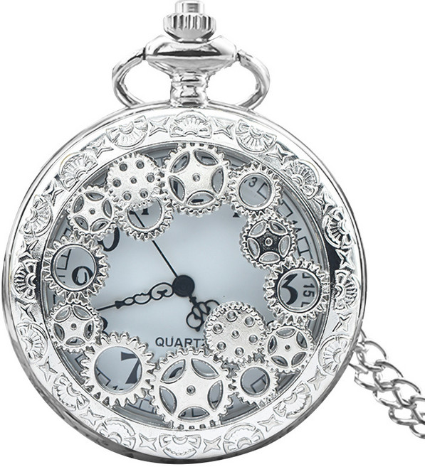 쿼츠 빈티지 회중시계 목걸이 주머니