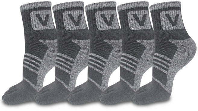 발렌티노크리스티 발렌티노.C 두꺼운 V 스포츠 이중 쿠션 발가락양말 방한 보온 작업화 겨울용