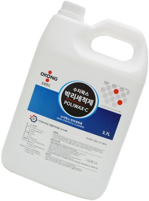 오공 바닥타일 수지왁스 박리세척제 포리왁스C 3.7L
