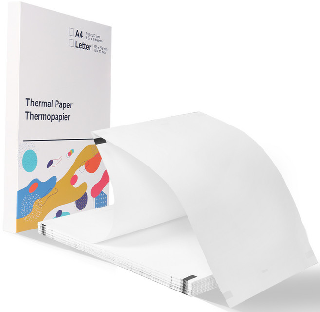 레터치 A4 휴대용 무선 프린터기 감열용지, A4 접이식 감열용지(200매), 1개