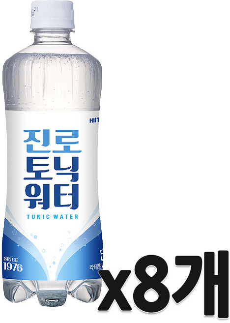 하이트진로 토닉워터, 600ml, 8개