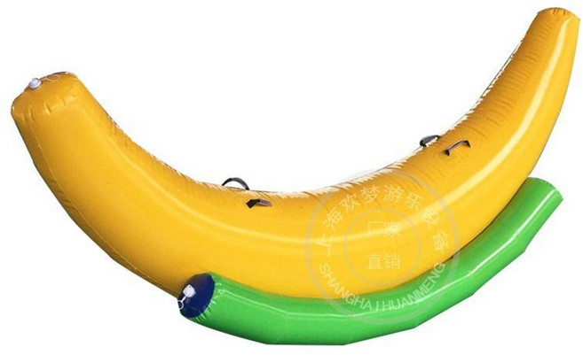 바나나 시소 풀장 워터베드 바운스 풍선 에어 물놀이 호캉스, 1개, 두꺼운 3m 시소