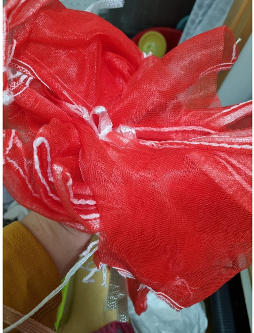 (국내산)적색 양파망 25장, 20장