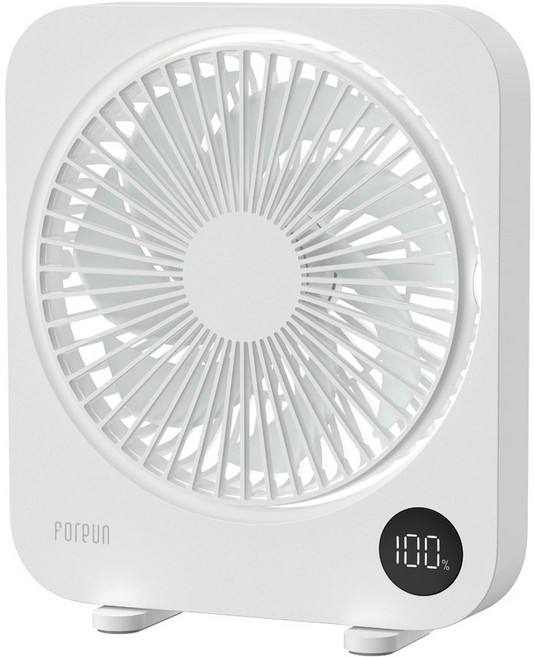 포른 무선 탁상용 선풍기 슬림 미니 bldc 저소음