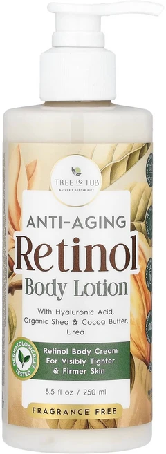 트리 투 텁 안티에이징 레티놀 바디 로션 무향 250ml (8.5 fl oz) TOB-82583 - 쿠팡