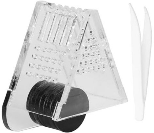 수족관 투명 아크릴 먹이통 물고기 콘 피더 자석 흡착식 피쉬 박스 액세서리