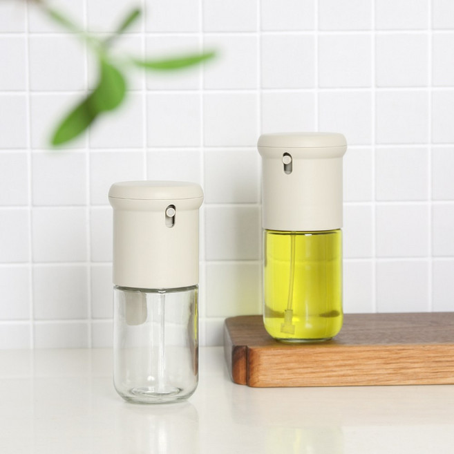 키텐실 이지 오일 스프레이 미세분사 디스펜서 주방용 오일병, 2개, 260ml