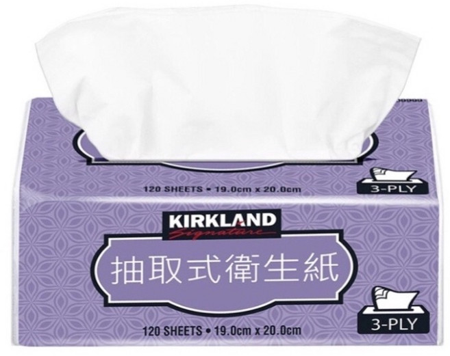 KIRKLAND Signature 科克蘭 抽取式衛生紙 單包 Costco好市多代購, 1個, 1個裝