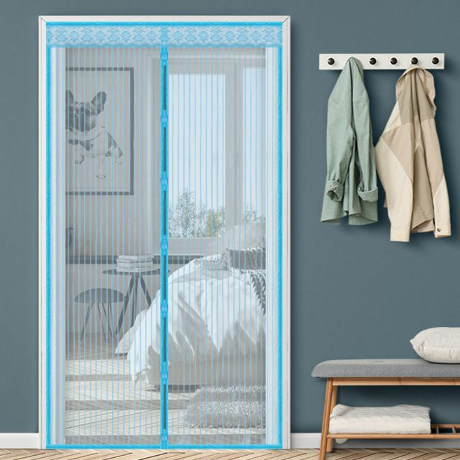 방문모기장 방충문 베란다방충망 현관 창문 셀프교체 lys+74546FJ, 별무늬 100x210cm