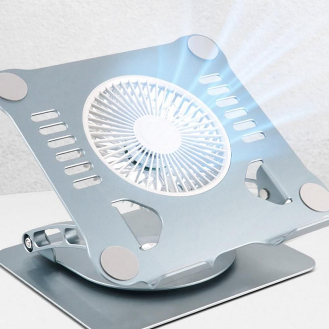 LED 풍속조절 회전 스탠드 냉각팬 쿨러 노트북 거치대, 1개, 상세페이지 참조, 상세페이지 참조