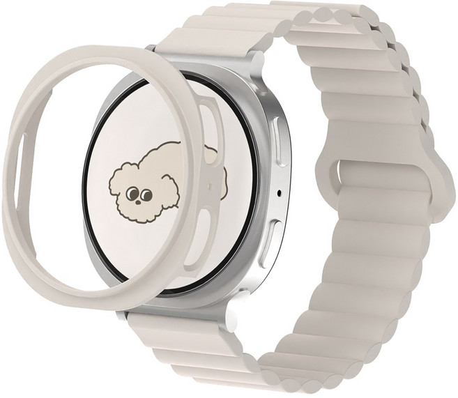 아이메이드잇 갤럭시워치 실리콘 스트랩 케이스, 스타라이트