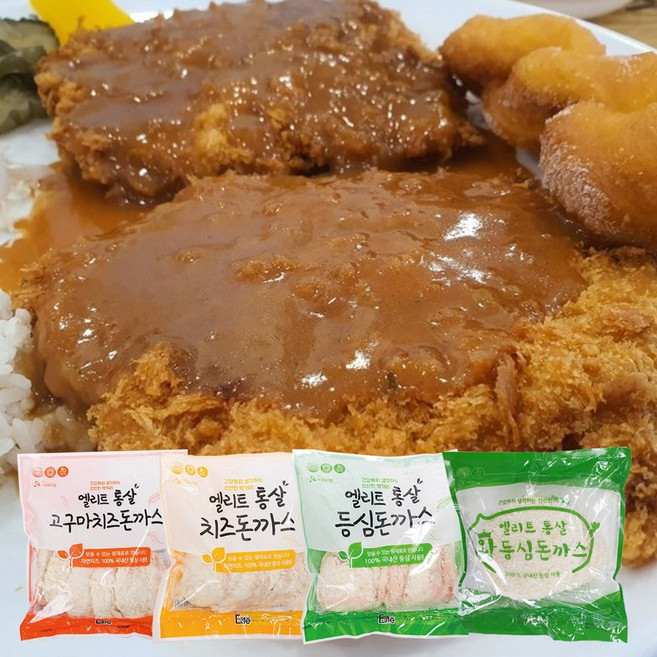 등심돈까스 7형제 치즈까스 고구마치즈까스 왕등심, 왕등심까스 350g, 1개, 350g