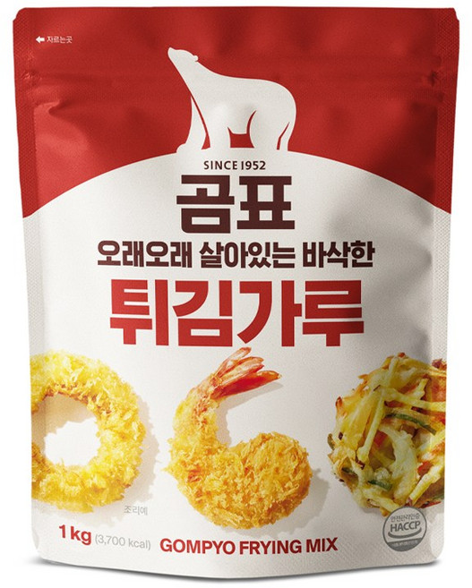 곰표 튀김가루, 3개, 1kg