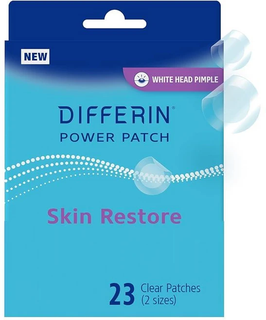Differin Power PATCHES 패치스 for WHITE 화이트 Head Pimples Hydrocolloid formulated Zinc HyalurON 온ate - 쿠팡