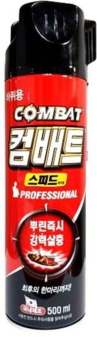 컴배트 스피드 에어졸 바퀴용, 1개, 500ml