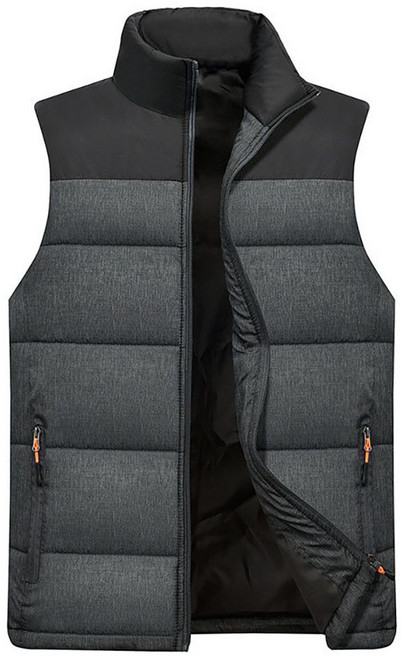 지고다그 남성 중년 겨울 따뜻한 패딩 조끼 빅사이즈 보온 두꺼운 남자 베스트 ZXC43608