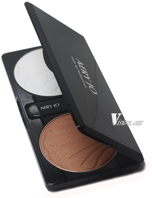 애리조 쉬머파우더 세트 하이라이트 섀딩 세트(신상품), 1개, 화이트&브론즈