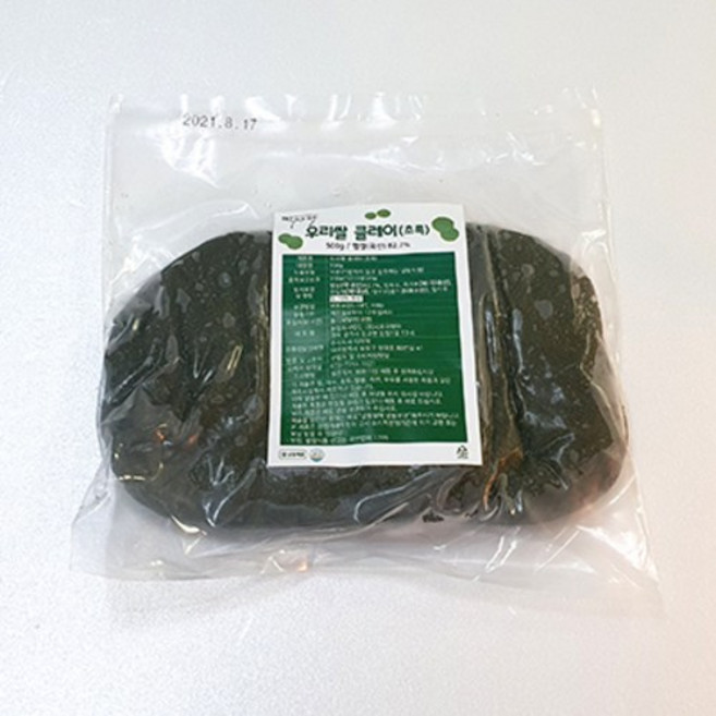 송편만들기 찌지않고 바로 만드는 우리쌀클레이 [초록], 1개, 500g