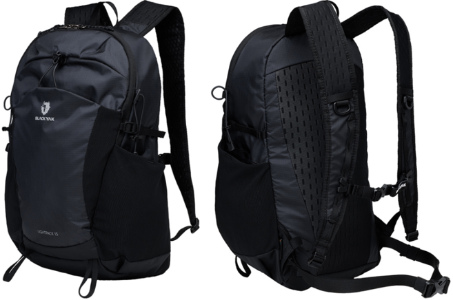 블랙야크 라이트팩15C LG 등산배낭 15L 경량 등산가방 트레킹 하이킹 백팩 레인커버 포함 2BYKSXV906