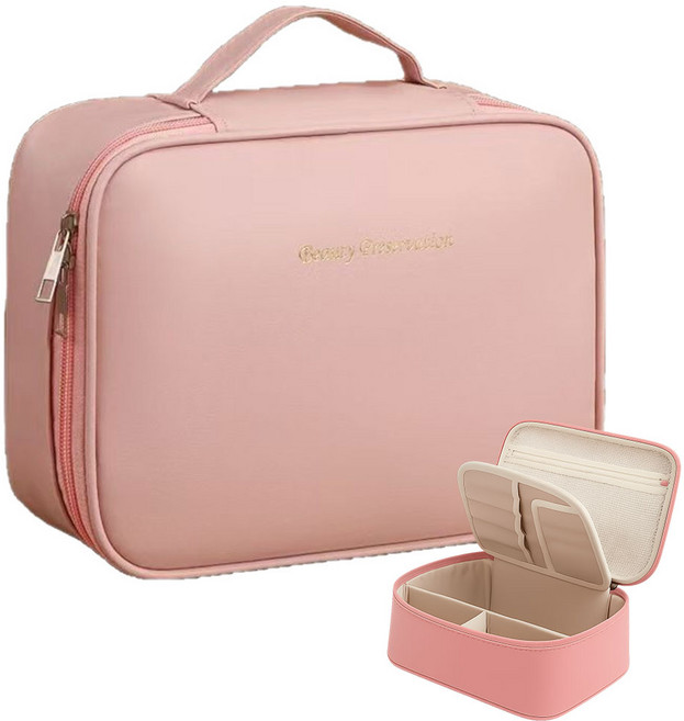 디버튼 여행용 화장품 파우치 대용량 메이크업 가방