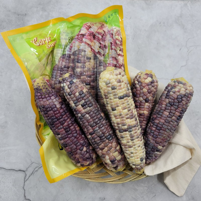 산지직송 곡성 찐 냉동 흑찰옥수수, 7세트, 3개입