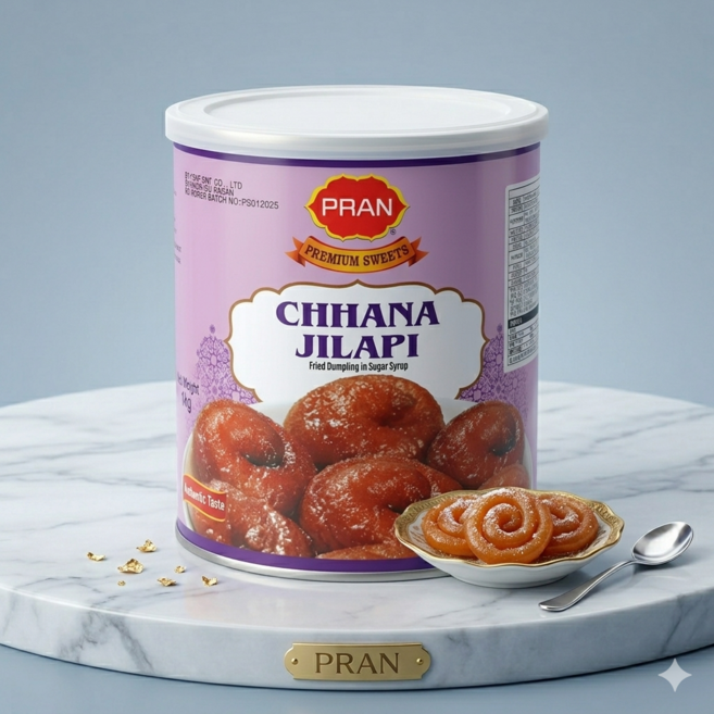 PREMIUM SWEETS CHHANA JILAPI 1KG 프리미엄 스위트 차나 지라피 방글라데시, 1개