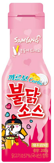 삼양 까르보 불닭 (로스트 치킨) 핫 스파이시 액상 소스 삼양 까르보 불닭 (로스트 치킨) 핫 스파이시 액상 소스, 1개, 199g