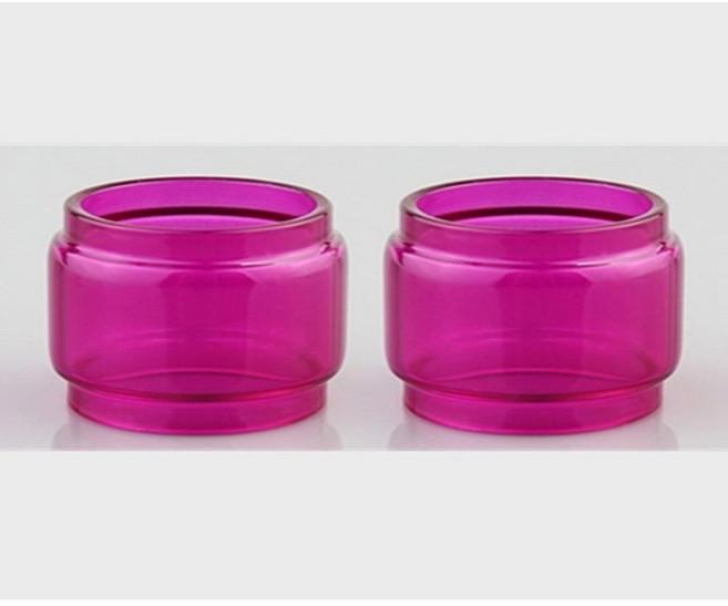 GEEKVAPE ZEUS X 메쉬/Zeus 듀얼 RTA 4ml/ZEUS 4 5ml/Zeus Sub Ohm 탱크 3 5ml 용 2pcs YUHETEC 컬러 버블 유리 튜브, ZEUS X mesh, 2pcs purple