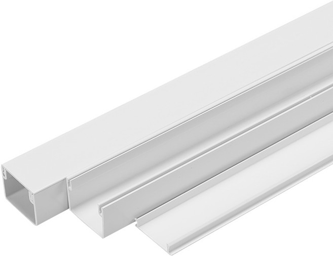 랜 닥트 LAN 사각 전선 몰딩 40X30X1000mm 백색 미색 랜선 케이블 전선 정리 전선 보호 쫄대 덕트, 1개