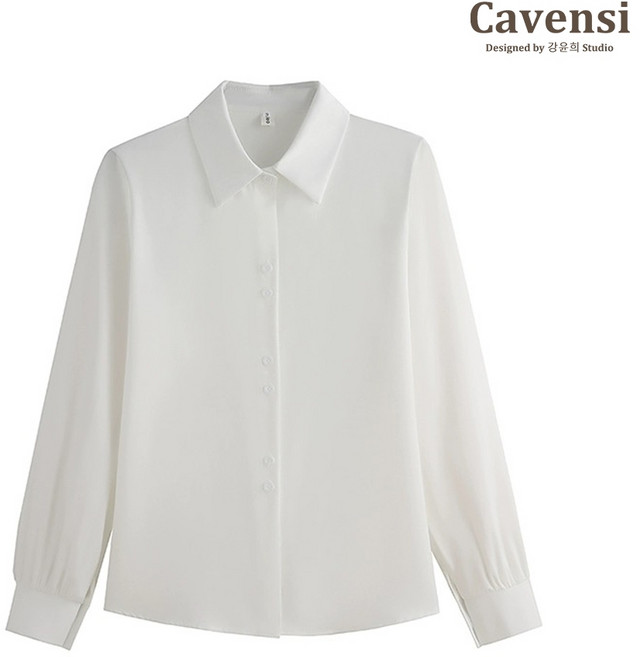 Cavensi 素面基本款 不易皺 上班襯衫 A86