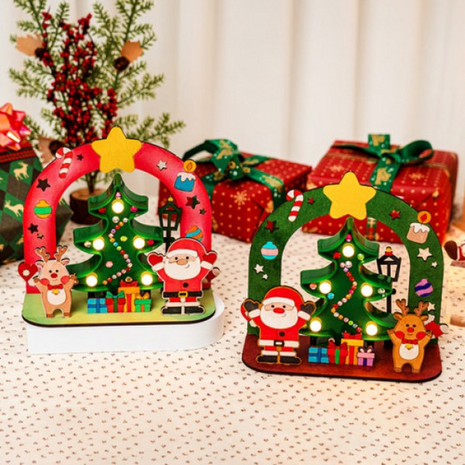 민화샵 겨울 환경 크리스마스 무드등 만들기S2400570, 단품, 단품