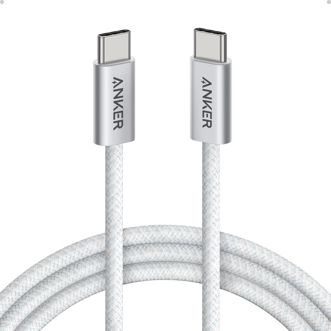 앤커 240W 초고속 C타입 1.5m 케이블, 1개, 화이트 1.5m