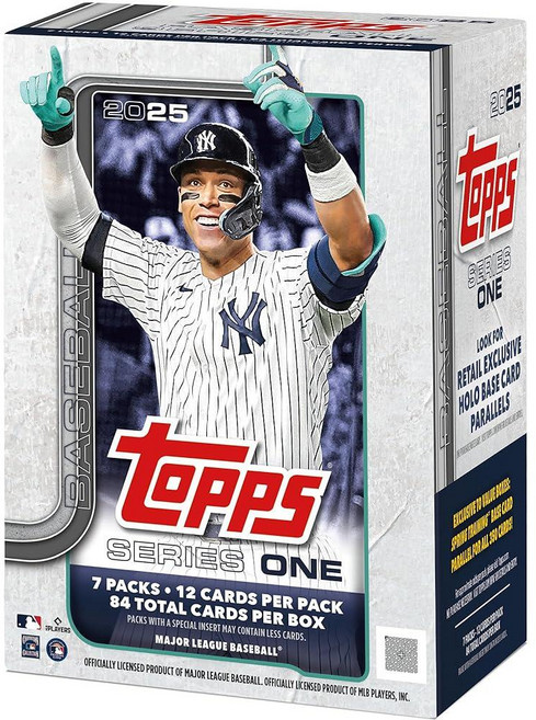 Topps 2025 야구 시리즈 1 공장 밀봉 밸류 박스 - 컴플리트 세트