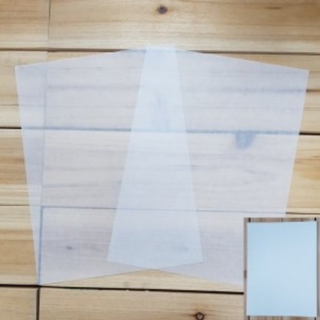 유선지(기름종이) B5 (182mmx257mm/100매/1봉) 유산지 쿠키용 케익용 Weighing Papers, 1개