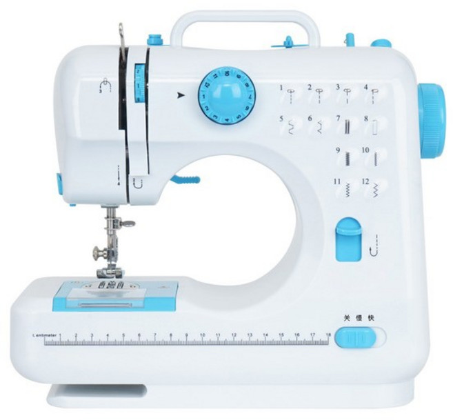 가정용 휴대용 미싱기 멀티 미니 재봉틀, 블루